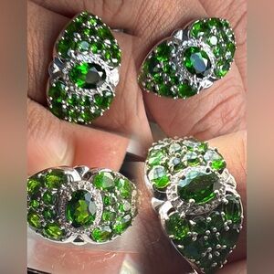 BBJ Chrome Diopside Sterling Silver Ring ( NWOT )